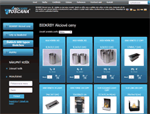 Tablet Screenshot of biokamin-toscana.sk